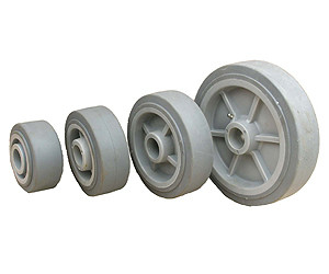 Thermoplastic Rubber On Polyolefin Core Wheels
